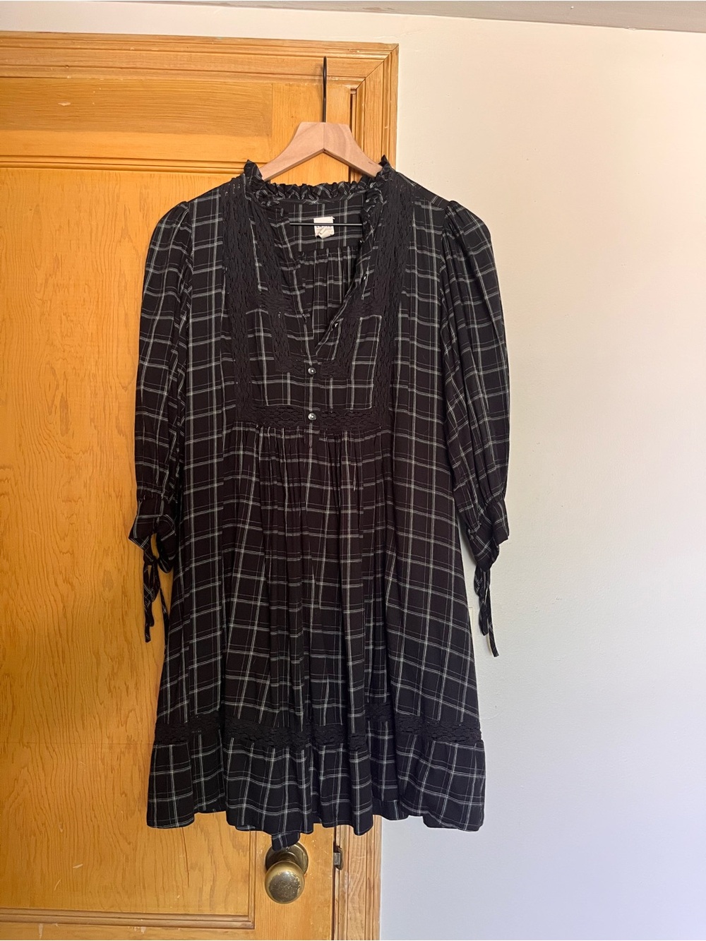 Black Plaid Dress
